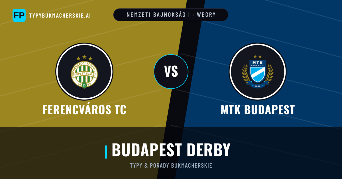 Ferencváros TC vs MTK Budapest Typy i statystyki