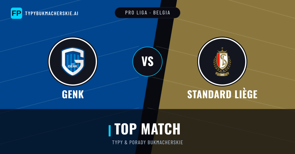 Genk vs Standard Liège Typy i statystyki