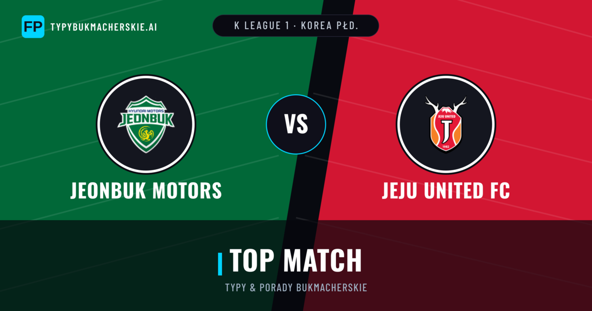 Jeonbuk Motors vs Jeju United FC Typy i statystyki