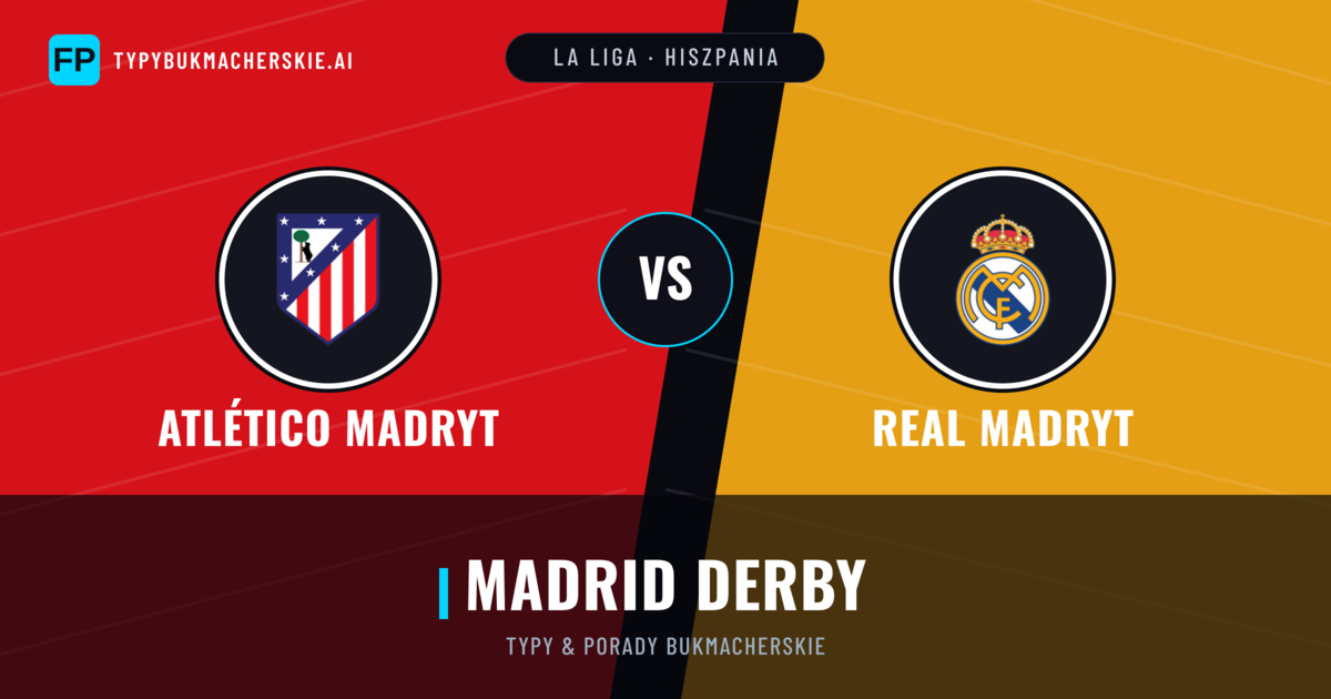 Atlético Madryt vs Real Madryt Typy i statystyki