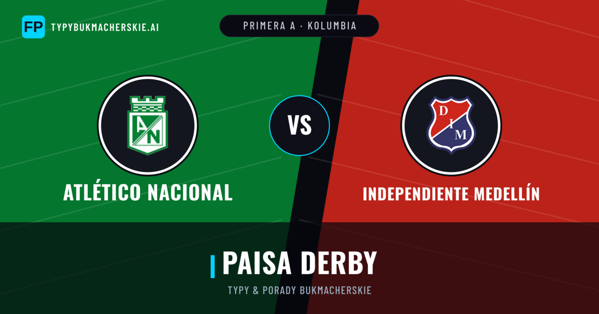 Atlético Nacional vs Independiente Medellín Typy i statystyki