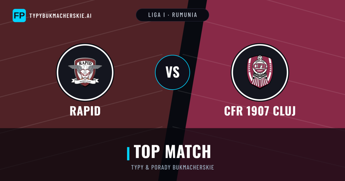 Rapid vs CFR 1907 Cluj Typy i statystyki
