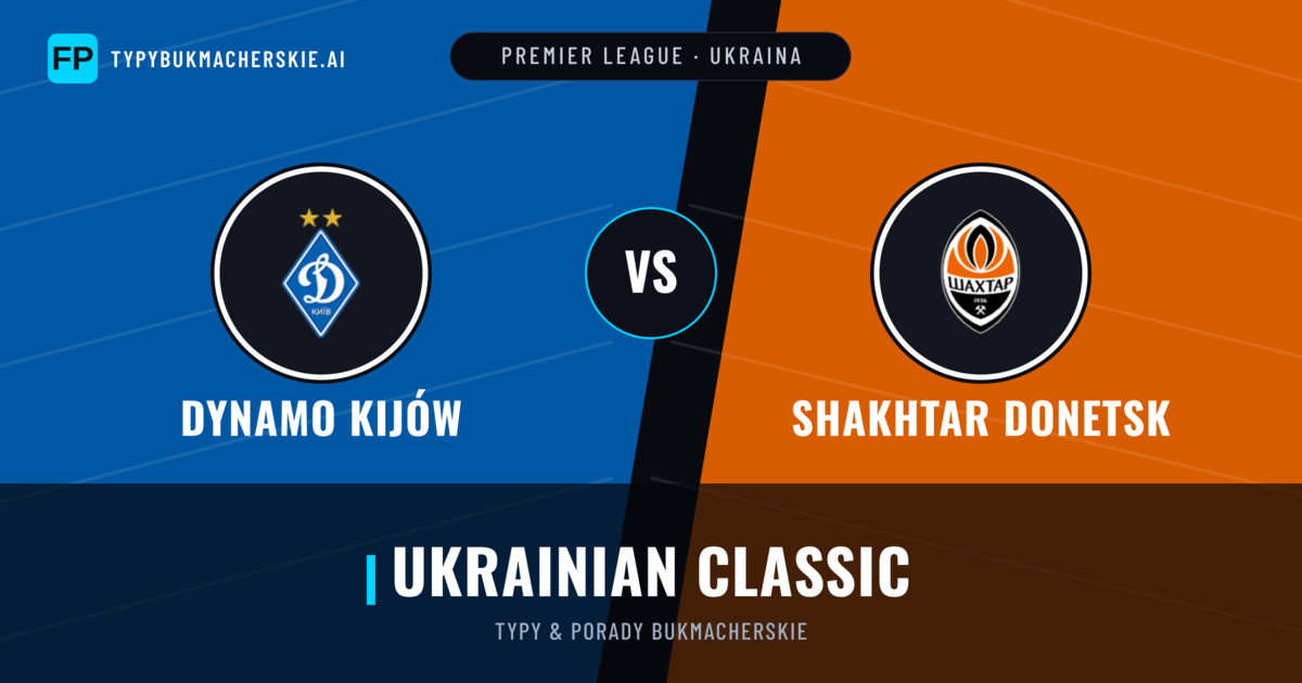 Dynamo Kijów vs Shakhtar Donetsk Typy i statystyki