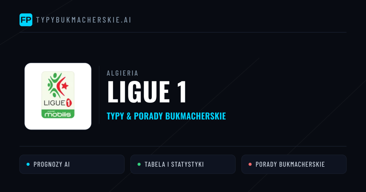 Algieria Ligue 1 Typy Bukmacherskie — Darmowe Typy na Dziś