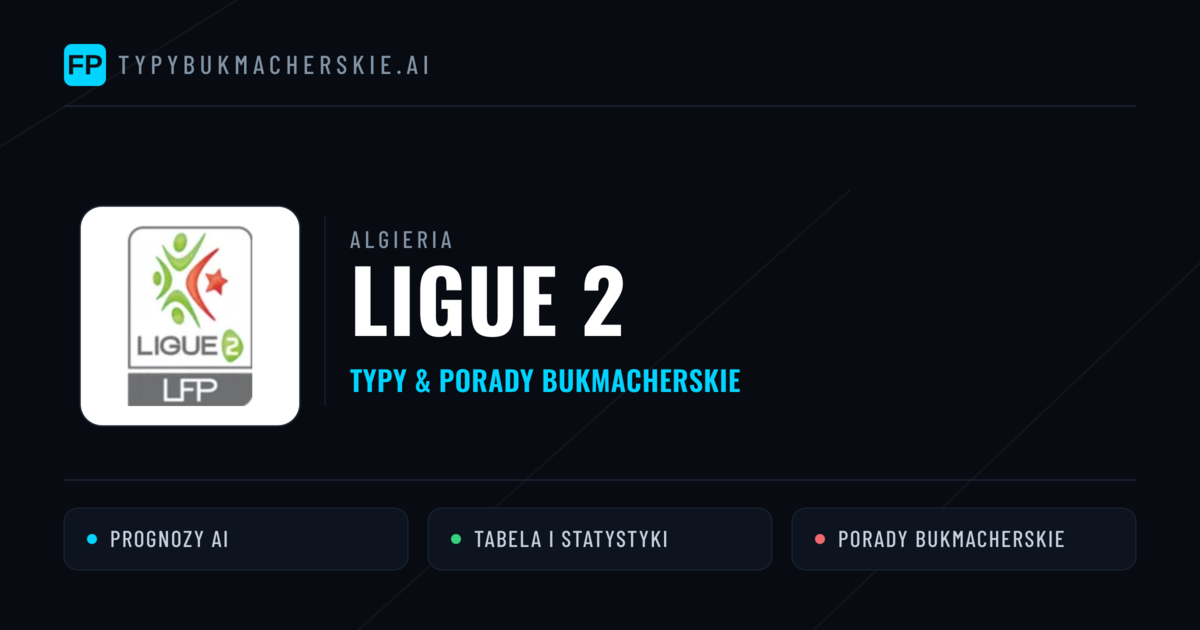 Algieria Ligue 2 Typy Bukmacherskie — Darmowe Typy na Dziś