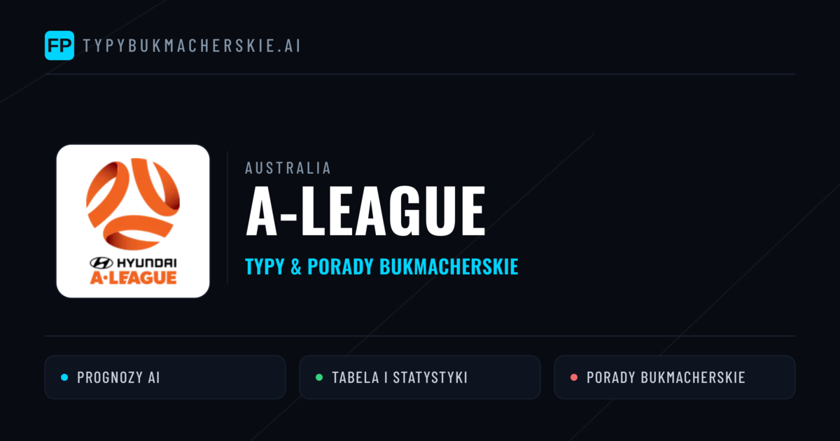 Australia A-League Typy Bukmacherskie — Darmowe Typy na Dziś