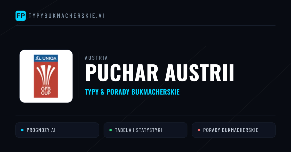 Austria Puchar Austrii Typy Bukmacherskie — Darmowe Typy na Dziś