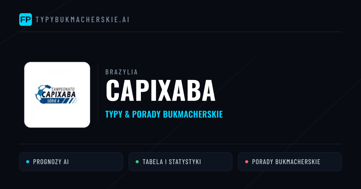 Brazylia Capixaba Typy Bukmacherskie — Darmowe Typy na Dziś