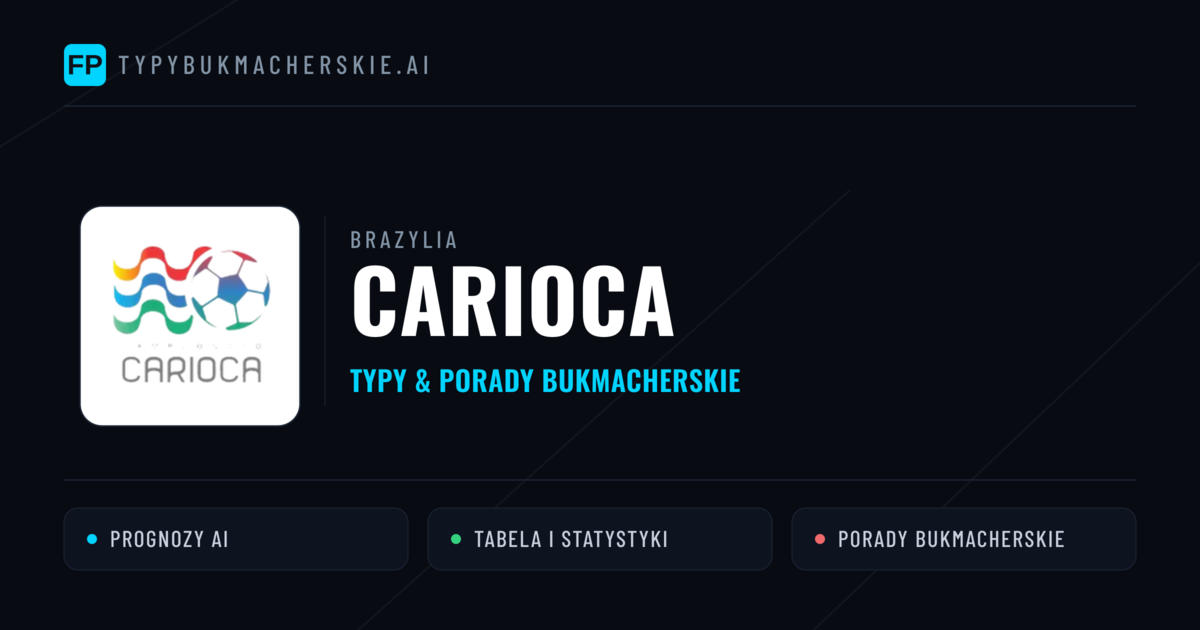 Brazylia Carioca Typy Bukmacherskie — Darmowe Typy na Dziś