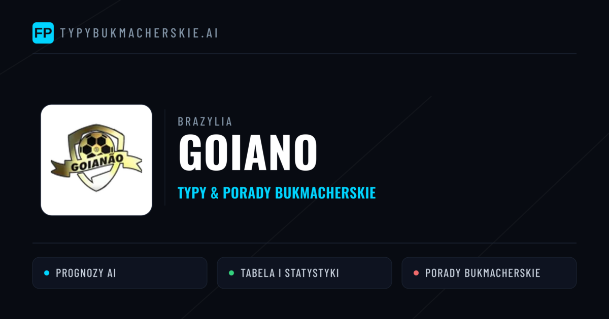 Brazylia Goiano Typy Bukmacherskie — Darmowe Typy na Dziś