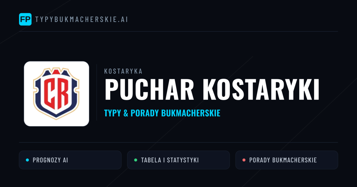 Kostaryka Puchar Kostaryki Typy Bukmacherskie — Darmowe Typy na Dziś