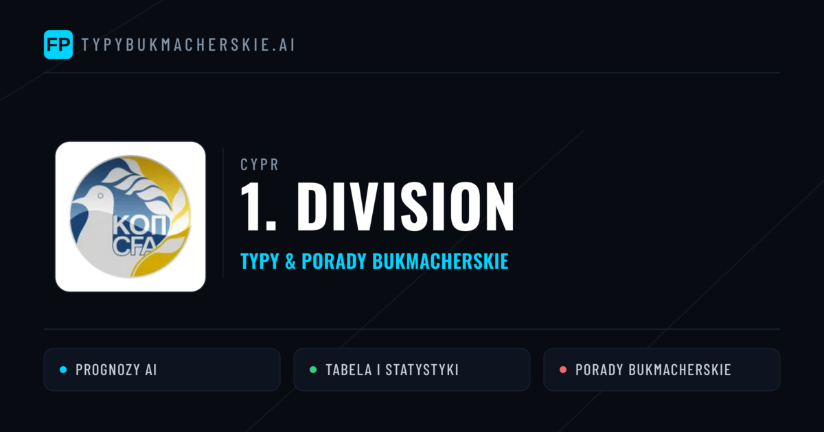 Cypr 1. Division Typy Bukmacherskie — Darmowe Typy na Dziś