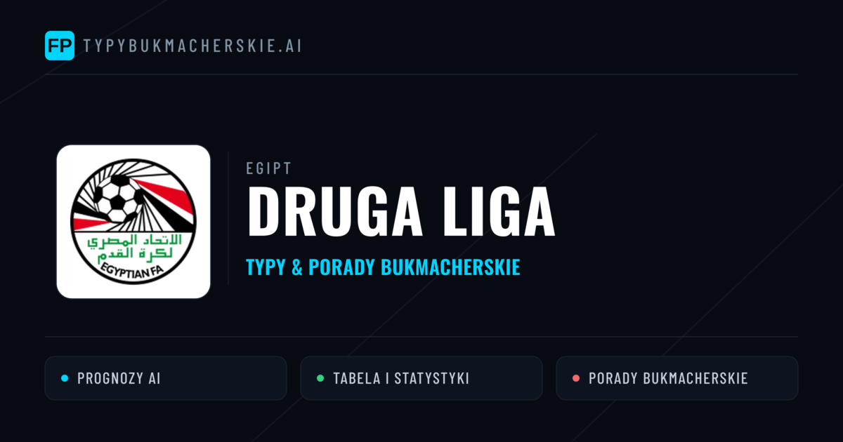 Egipt Druga Liga Typy Bukmacherskie — Darmowe Typy na Dziś