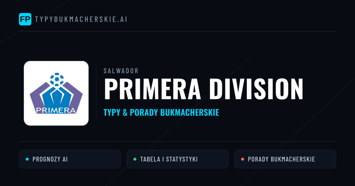 Salwador Primera Division Typy Bukmacherskie — Darmowe Typy na Dziś