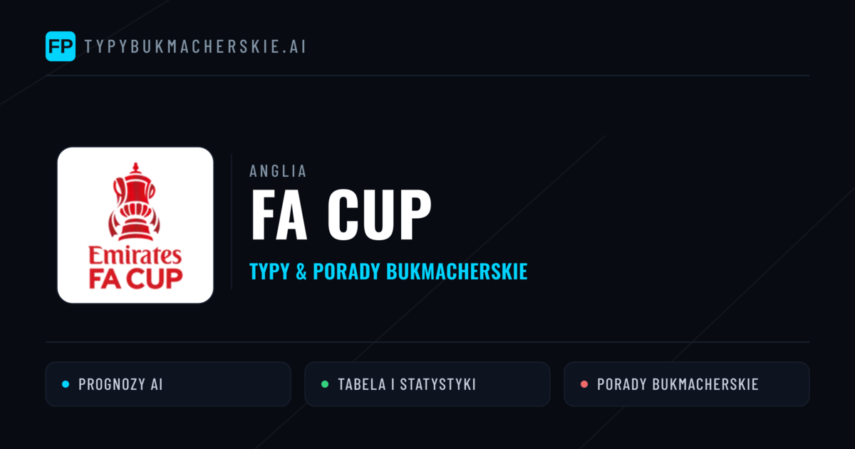 Anglia FA Cup Typy Bukmacherskie — Darmowe Typy na Dziś