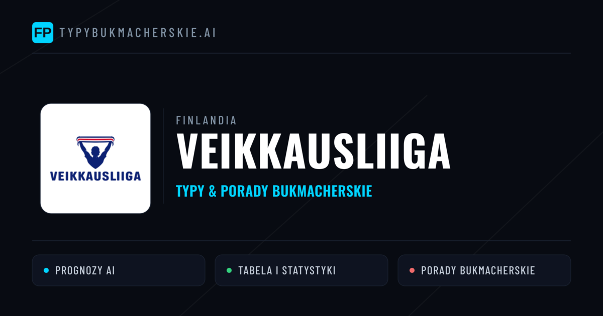 Finlandia Veikkausliiga Typy Bukmacherskie — Darmowe Typy na Dziś