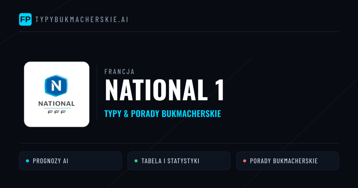 Francja National 1 Typy Bukmacherskie — Darmowe Typy na Dziś