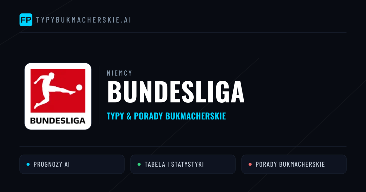 Niemcy Bundesliga Typy Bukmacherskie — Darmowe Typy na Dziś