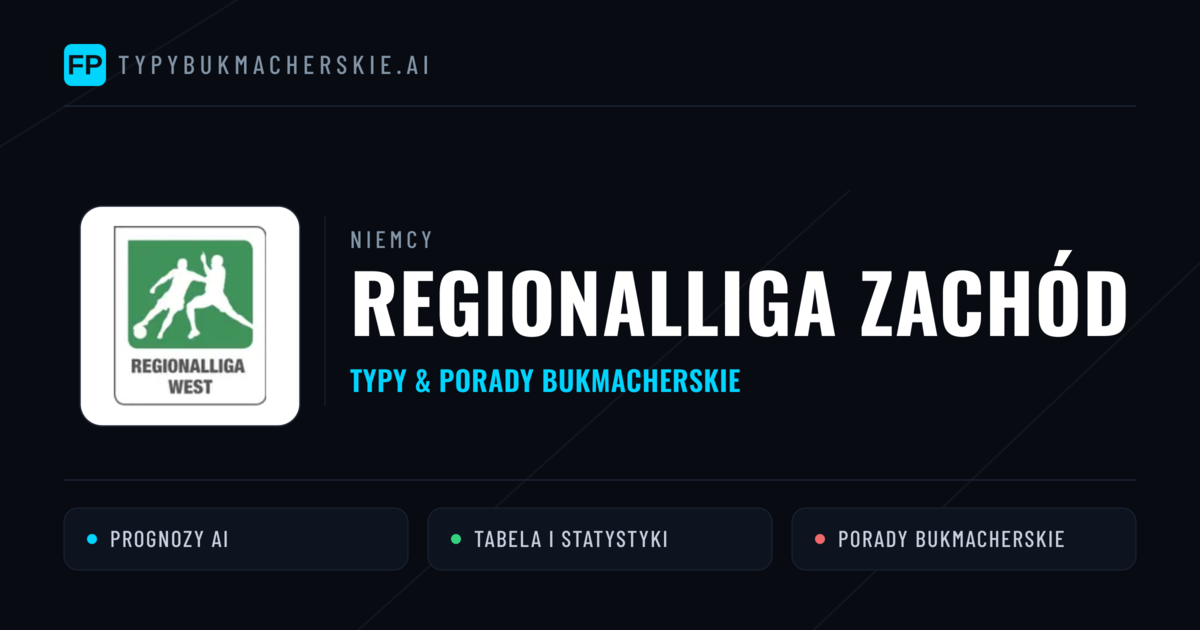 Niemcy Regionalliga Zachód Typy Bukmacherskie — Darmowe Typy na Dziś