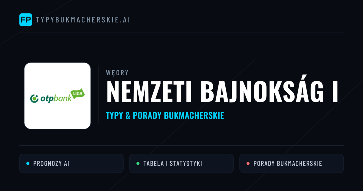 Węgry Nemzeti Bajnokság I Typy Bukmacherskie — Darmowe Typy na Dziś