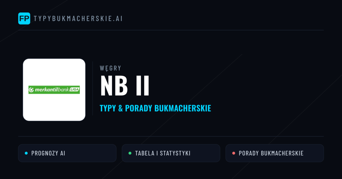 Węgry NB II Typy Bukmacherskie — Darmowe Typy na Dziś