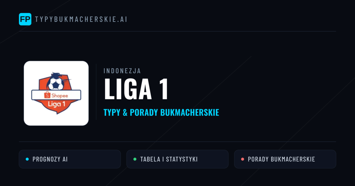 Indonezja Liga 1 Typy Bukmacherskie — Darmowe Typy na Dziś