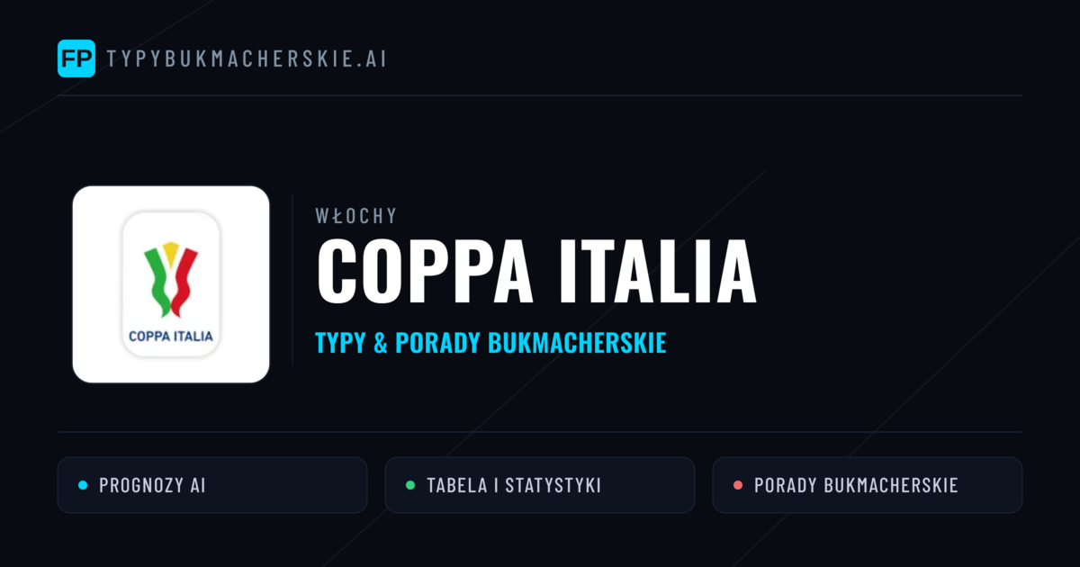 Włochy Coppa Italia Typy Bukmacherskie — Darmowe Typy na Dziś