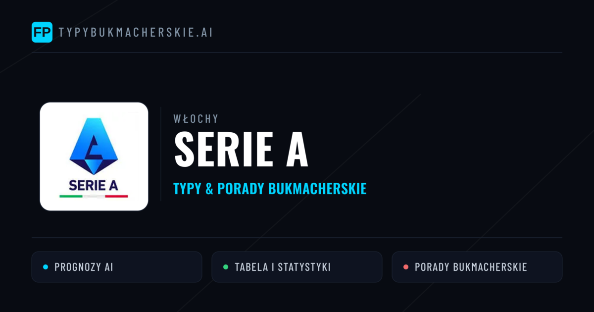 Włochy Serie A Typy Bukmacherskie — Darmowe Typy na Dziś