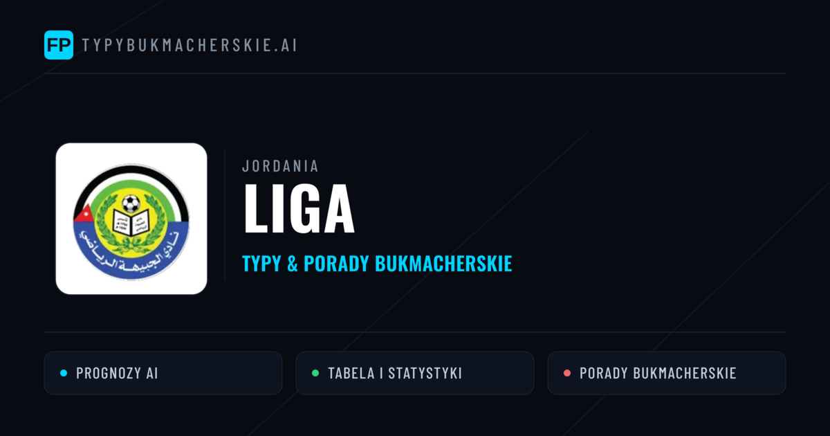 Jordania Liga Typy Bukmacherskie — Darmowe Typy na Dziś
