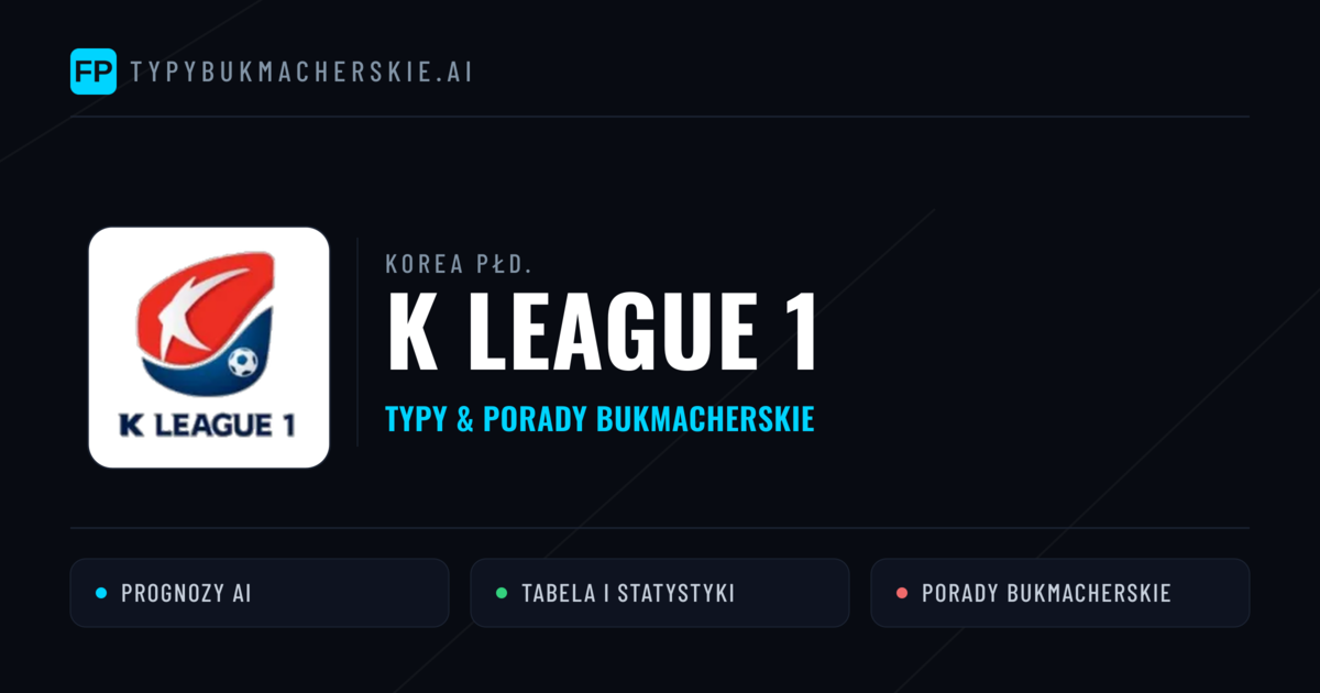 Korea Płd. K League 1 Typy Bukmacherskie — Darmowe Typy na Dziś