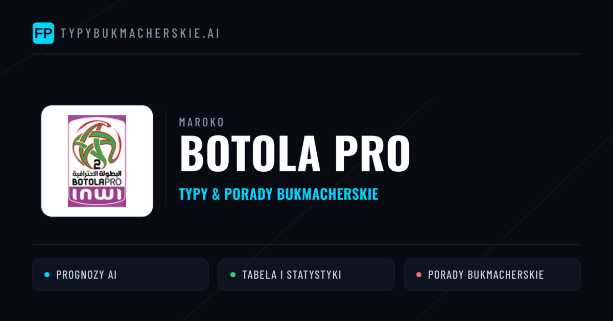 Maroko Botola Pro Typy Bukmacherskie — Darmowe Typy na Dziś
