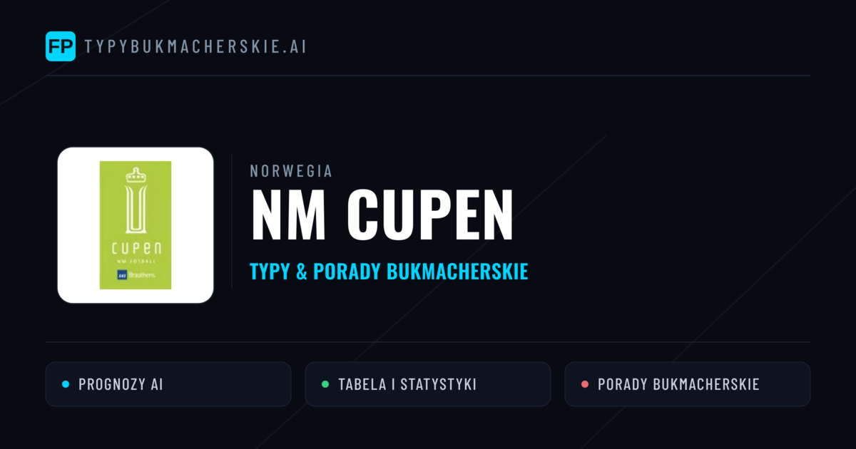 Norwegia NM Cupen Typy Bukmacherskie — Darmowe Typy na Dziś