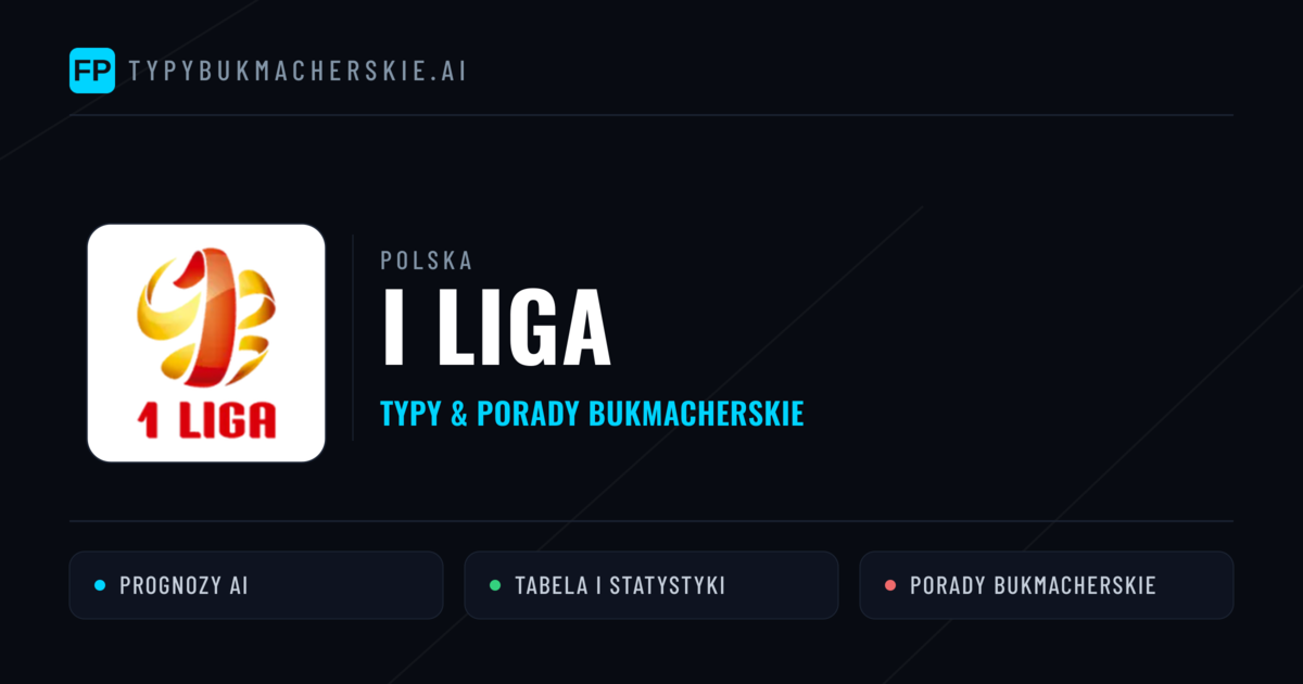Polska I Liga Typy Bukmacherskie — Darmowe Typy na Dziś