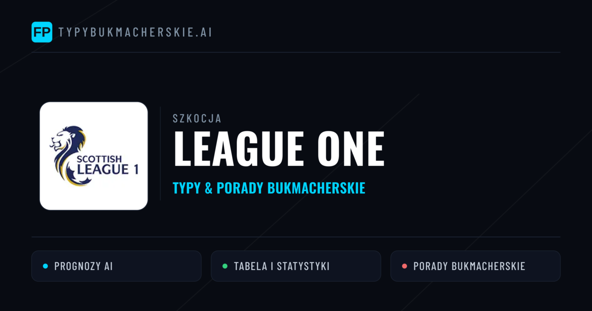 Szkocja League One Typy Bukmacherskie — Darmowe Typy na Dziś