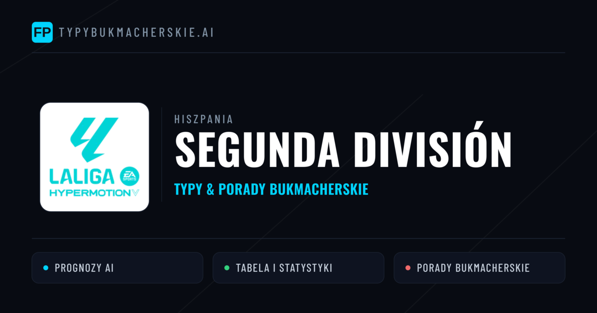 Hiszpania Segunda División Typy Bukmacherskie — Darmowe Typy na Dziś