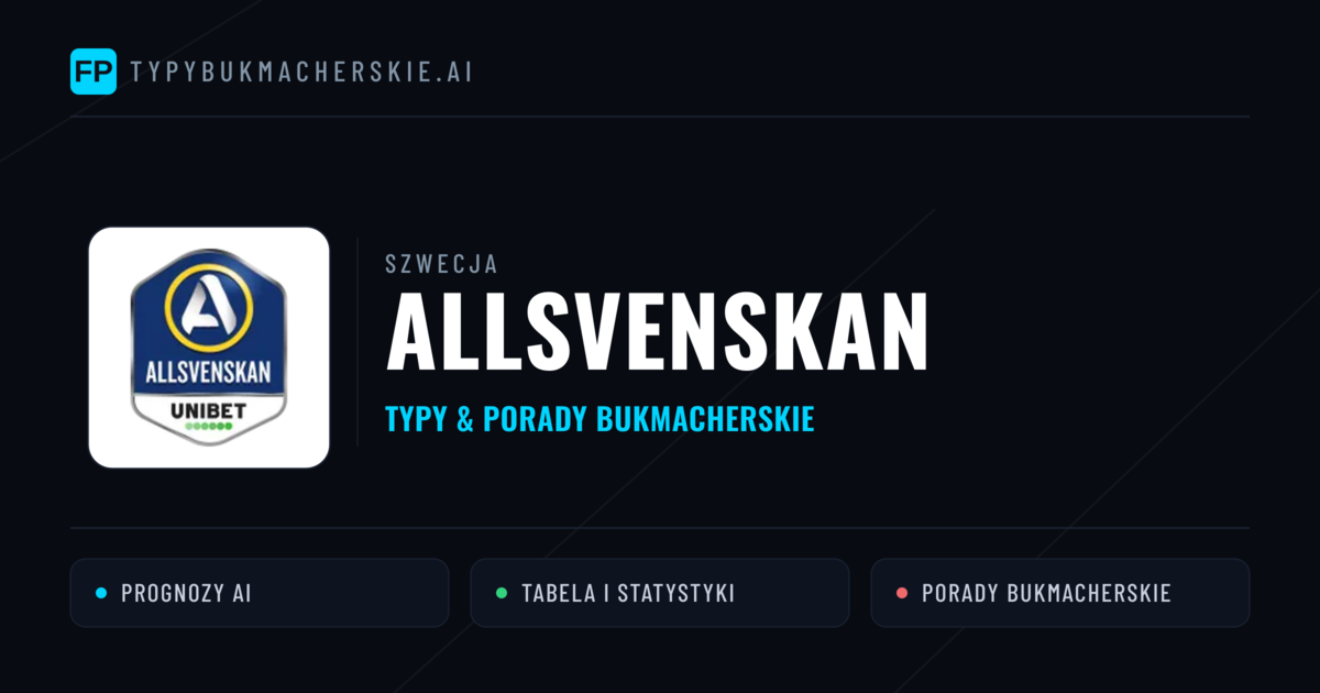 Szwecja Allsvenskan Typy Bukmacherskie — Darmowe Typy na Dziś