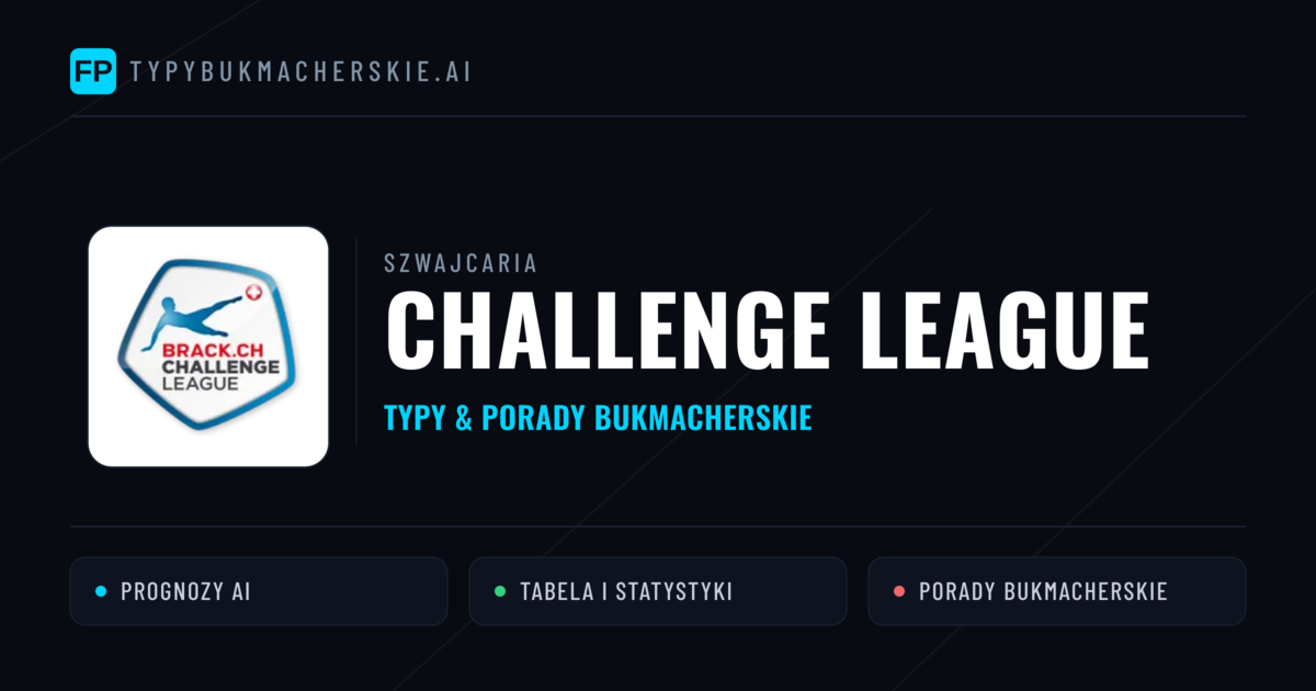 Szwajcaria Challenge League Typy Bukmacherskie — Darmowe Typy na Dziś