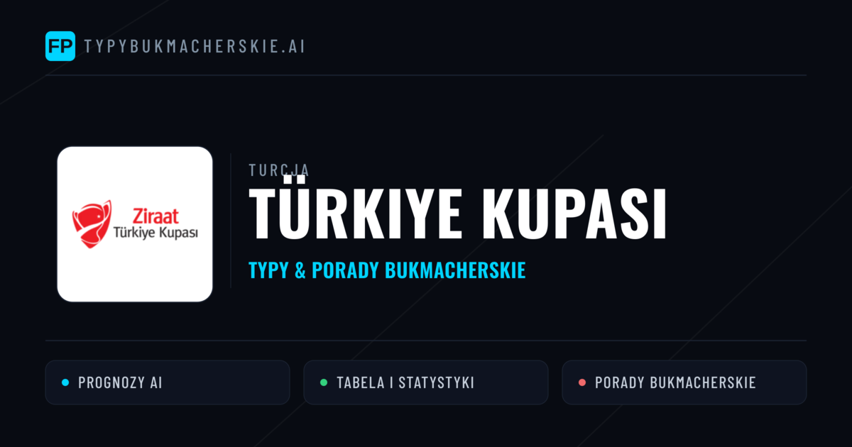 Turcja Türkiye Kupası Typy Bukmacherskie — Darmowe Typy na Dziś