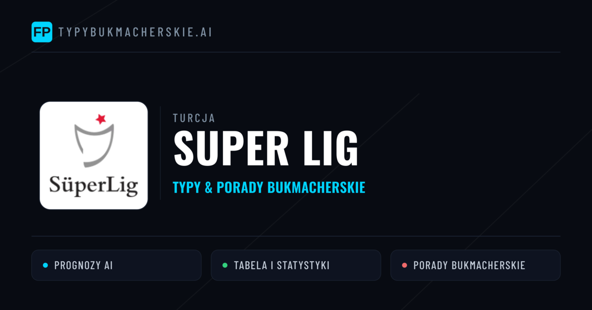 Turcja Super Lig Typy Bukmacherskie — Darmowe Typy na Dziś