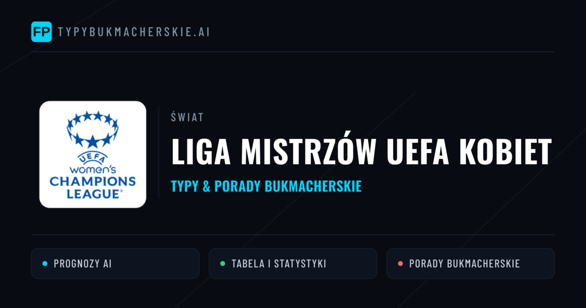 Liga Mistrzów UEFA Kobiet Typy Bukmacherskie — Darmowe Typy na Dziś