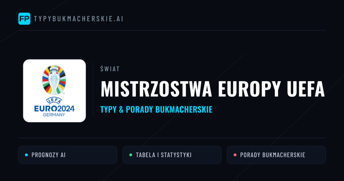 Mistrzostwa Europy UEFA Typy Bukmacherskie — Darmowe Typy na Dziś