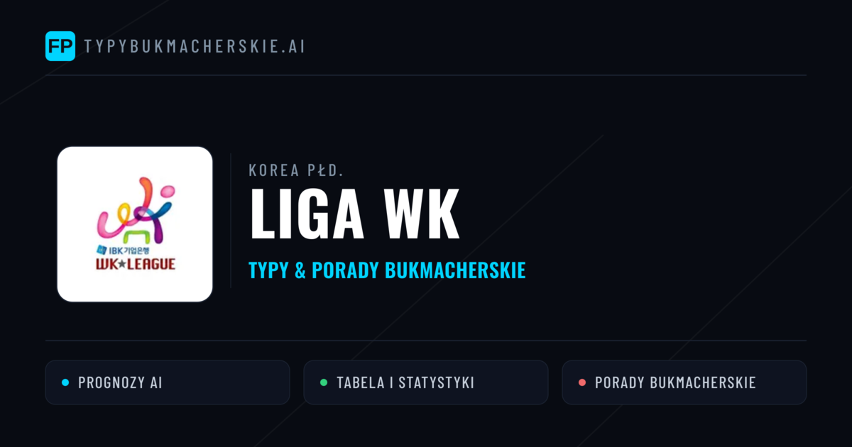 Korea Płd. Liga WK Typy Bukmacherskie — Darmowe Typy na Dziś