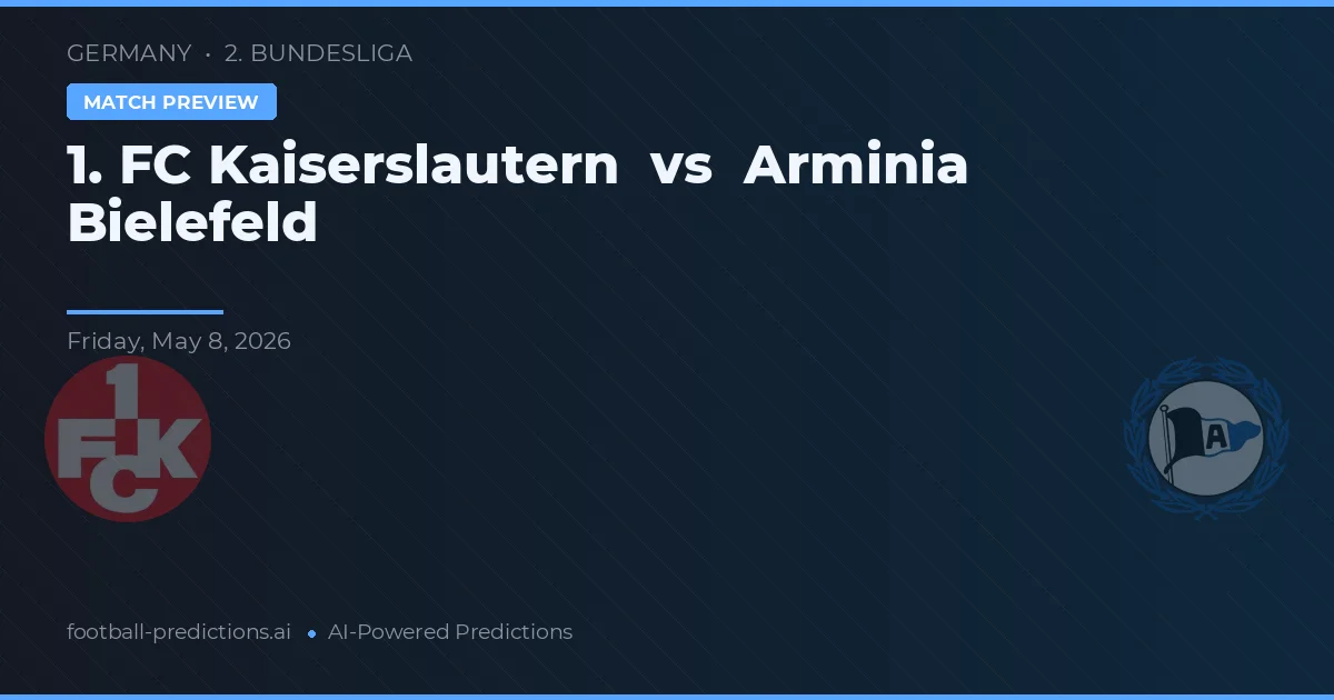 1. FC Kaiserslautern vs Arminia Bielefeld — typy i zapowiedź meczu