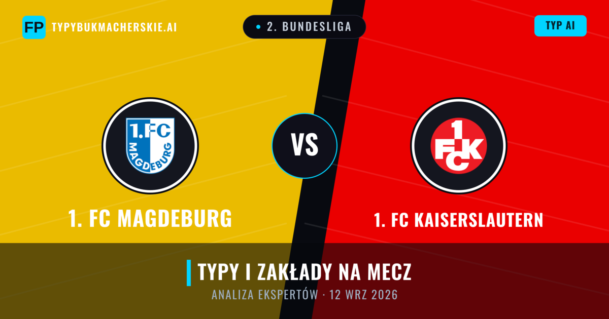 1. FC Magdeburg vs 1. FC Kaiserslautern — typy i zapowiedź meczu