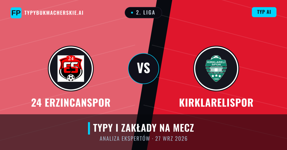 24 Erzincanspor vs Kırklarelispor — typy i zapowiedź meczu