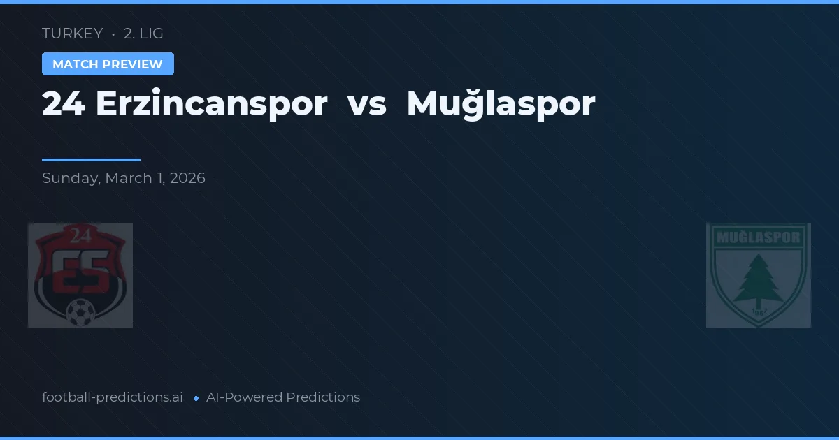 24 Erzincanspor vs Muğlaspor — typy i zapowiedź meczu