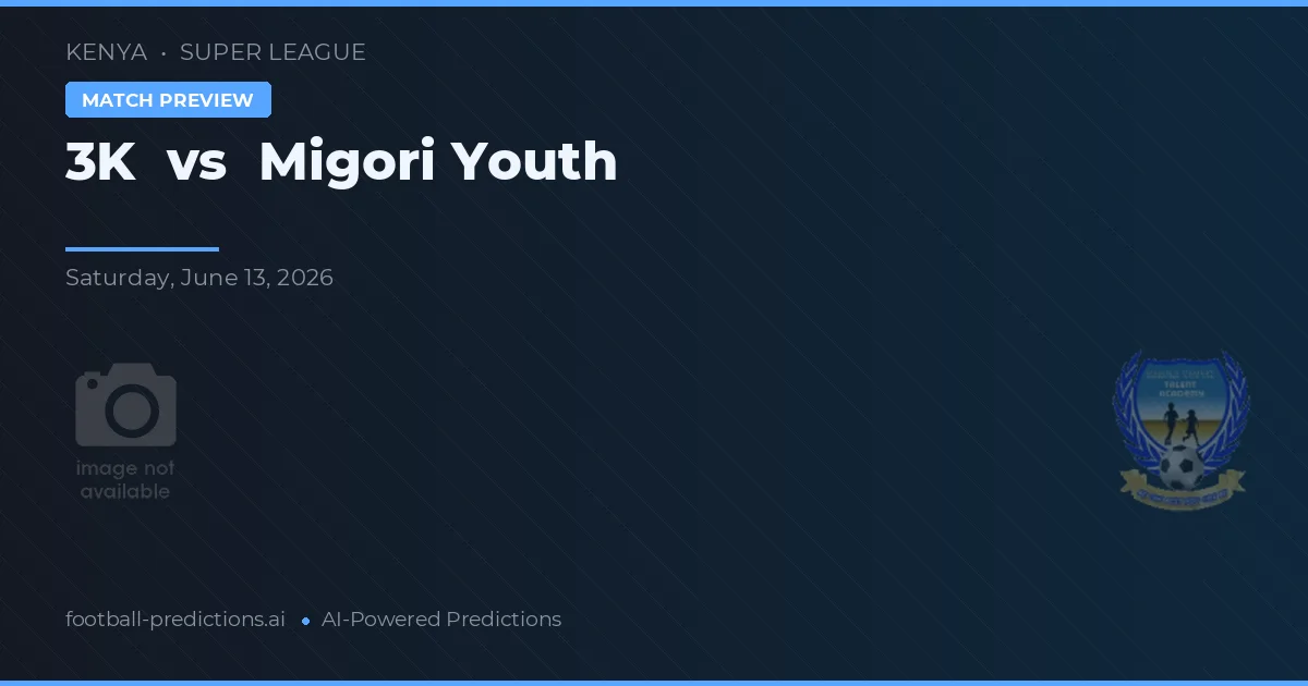 3K vs Migori Youth — typy i zapowiedź meczu