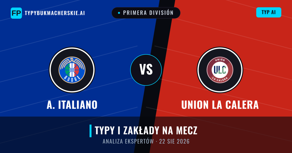 A. Italiano vs Union La Calera — typy i zapowiedź meczu