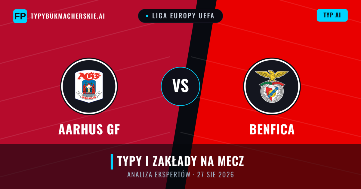 Aarhus GF vs Benfica — typy i zapowiedź meczu