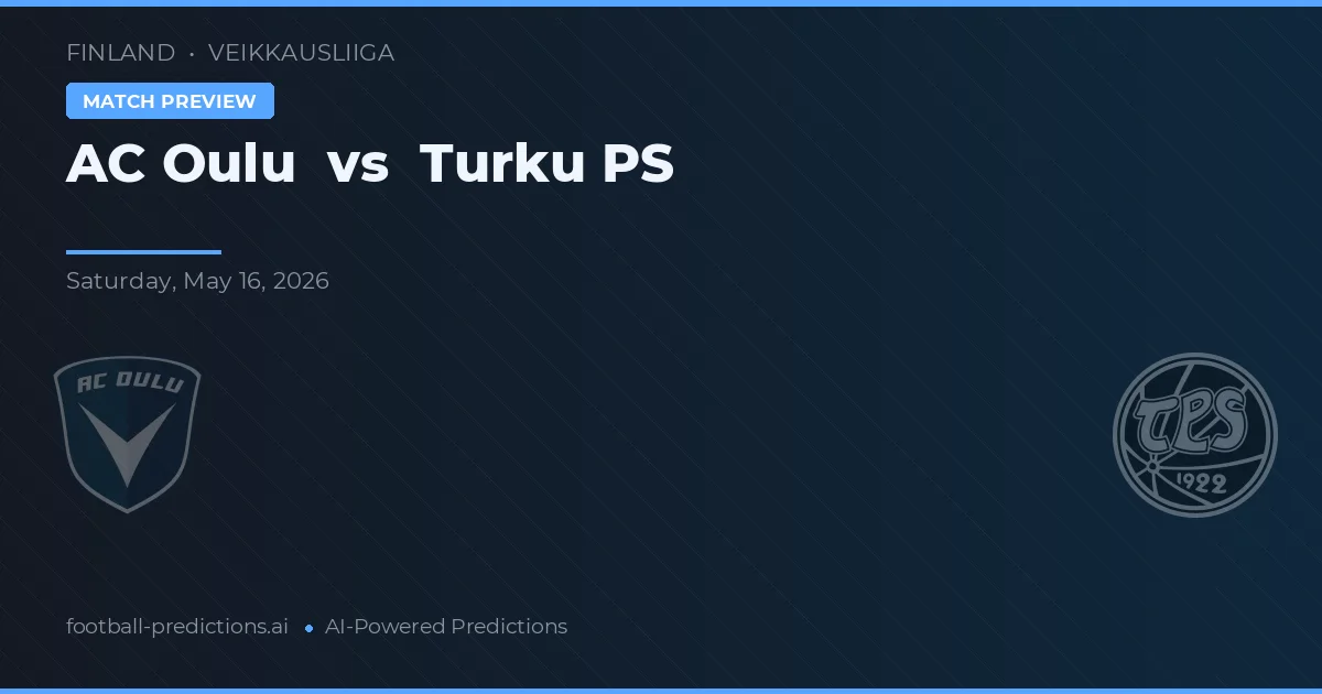 Oulu vs Turku PS — typy i zapowiedź meczu